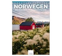 Norwegen - Eine Reise durch das skandinavische Land. (Tischkalender 2026 DIN A5 hoch), CALVENDO Monatskalender: Erstaunliche Einblicke in das wunderschöne Norwegen.