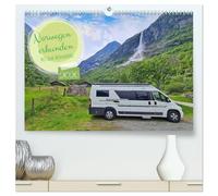 Norwegen erkunden mit dem Wohnmobil (hochwertiger Premium Wandkalender 2026 DIN A2 quer), Kunstdruck in Hochglanz: Vom Süden Norwegens bis Trondheim mit dem Wohnmobil