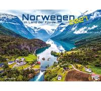 Norwegen - Im Land der Fjorde - 2027 - Kalender DIN A2: Der Wandkalender mit den schönsten Norwegen-Motiven für das Jahr 2027 im extragroßen Format DIN A2 (ca. 60 x 42 cm)!