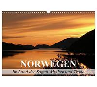 Norwegen - Im Land der Sagen, Mythen und Trolle (Wandkalender 2026 DIN A3 quer), CALVENDO Monatskalender: Die landschaftliche Schönheit des Königreiches Norwegen
