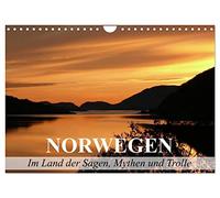 Norwegen - Im Land der Sagen, Mythen und Trolle (Wandkalender 2026 DIN A4 quer), CALVENDO Monatskalender: Die landschaftliche Schönheit des Königreiches Norwegen