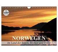 Norwegen. Im Land der Sagen, Mythen und Trolle (Wandkalender 2026 DIN A4 quer), CALVENDO Monatskalender: Die landschaftliche Schönheit des Königreiches Norwegen