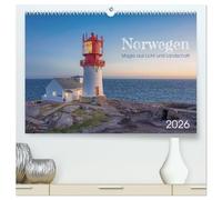 Norwegen - Magie aus Licht und Landschaft (hochwertiger Premium Wandkalender 2026 DIN A2 quer), Kunstdruck in Hochglanz: Die schönsten Highlights für eine Reise durch Südnorwegen.