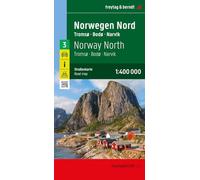 Norwegen Nord 1:400.000: Tromsø - Bodø - Narvik, mit Autofähren: AK 0657 (F&B Wegenkaarten)