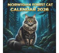 Norwegian Forest Cat Calendar 2026: A practical yearly planner with majestic and playful Norwegian Forest Cat portraits.