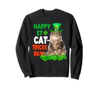 Norwegian Forest Cat Happy St Catricks Day St Patricks Day Sudadera