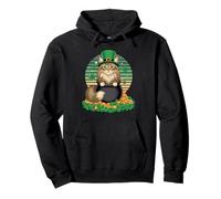 Norwegian Forest Cat St Patricks Day Leprechaun Wegies Sudadera con Capucha