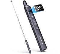 Norwii N21 Puntero de Presentación Bluetooth con Puntero Didáctico Telescópico, Control Remoto de Presentación con Varilla Retráctil para PowerPoint, Presentador Inalámbrico, Avanzador de Diapositivas