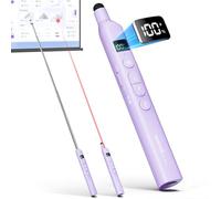 Norwii N21 Puntero de Presentación Bluetooth con Puntero Didáctico Telescópico, Control Remoto de Presentación con Varilla Retráctil para PowerPoint, Presentador Inalámbrico, Avanzador de Diapositivas
