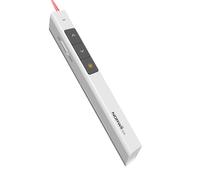 Norwii N26 Puntero Láser para Presentaciones, Mando PowerPoint con Receptor | Presentador inalámbrico con alcance de 100 m, puntero láser rojo y receptor USB-A; conexión 2,4 GHz; funciona con 1 pila AAA