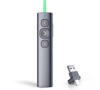 Norwii N95 Puntero Presentaciones con Receptor 2 en 1, PowerPoint Clicker