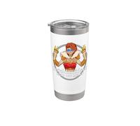 Nos alimentamos de hidromiel - escudera Vaso térmico de acero inoxidable de doble pared
