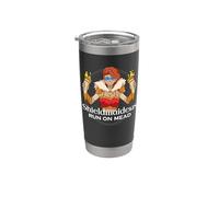 Nos alimentamos de hidromiel - escudera Vaso térmico de acero inoxidable de doble pared