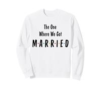 Nos casamos | Matrimonio de Luna de Miel a Juego para él y para Ella Sudadera