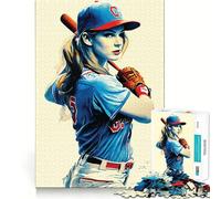 Nos Encanta el béisbol Rompecabezas de 1000 Piezas para Adolescentes Estimula la Mente Diversión Manualidad de Corte de Alta precisión Actividad Relajante para desconectar (38x52cm)