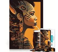 Nos Encanta el café Rompecabezas de 1000 Piezas para Adultos Diversión para Entrenar la Mente Piezas sin Rebabas y de Corte Limpio Actividad para Compartir en Familia (38x26cm)