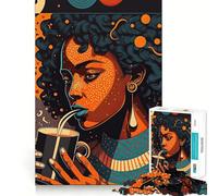 Nos Encanta el café Rompecabezas de lógica para Adultos de 1000 Piezas Corte de precisión con Bordes Lisos reuniones Familiares (50x75cm)