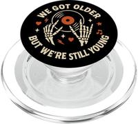Nos hicimos Mayores Pero todavía jóvenes Esqueleto Amante de la música Elder EMO PopSockets PopGrip para MagSafe