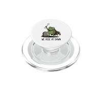 Nos levantamos al Amanecer Temporada Espeluznante Rana Meme Zombie Halloween PopSockets PopGrip para MagSafe