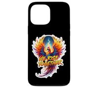 Nos levantamos juntos Phoenix Fire Bird Rising Ashes Grupo de equipo Carcasa para iPhone 13 Pro Max