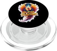 Nos levantamos juntos Phoenix Fire Bird Rising Ashes Grupo de equipo PopSockets PopGrip para MagSafe
