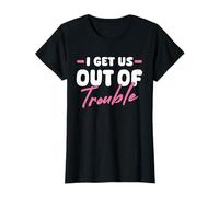 Nos saqué de problemas para emparejar a la mejor amiga, mejores amigas, niñas y mujeres Camiseta