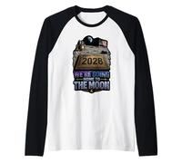 Nos Vamos a casa a la Luna 2028 Camiseta Manga Raglan