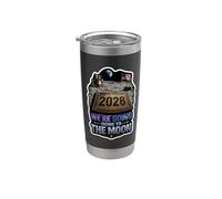 Nos vamos a casa a la luna 2028 Vaso térmico de acero inoxidable de doble pared