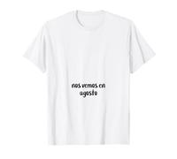 Nos vemos en Agosto Anuncio Sutil del Embarazo del bebé Camiseta