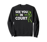 Nos vemos en la cancha Tenis Jugador de tenis Sudadera