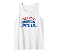 Nos vemos en Las urnas Derechos de Voto patrióticos Camiseta sin Mangas
