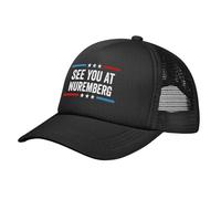 Nos vemos en Núremberg Gorra de Camionero Anti 47 Fdt Gorra de béisbol de Malla