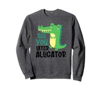 Nos vemos más Tarde Alligator Cute Later Gator Funny Boy Kids Sudadera