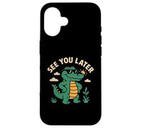 Nos vemos más tarde Alligator Último día de clases Más tarde Alligator Carcasa para iPhone 16