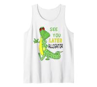 Nos vemos más Tarde cocodrilo, después de un Tiempo cocodrilo Delante atrás Camiseta sin Mangas