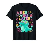 Nos vemos más Tarde Maestro Summer Alligator Último día de Clases Camiseta