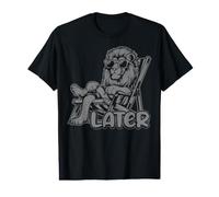 Nos vemos más Tarde Verano o Vacaciones - León Camiseta gráfica económica