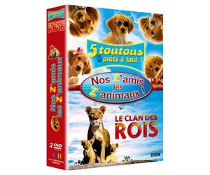 Nos z'amis les z'animaux - Coffret - 5 toutous prêts à tout + Le clan des rois [Francia] [DVD]