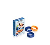 Nosakit Pulseras Repelentes Anti Mosquitos. Azul y Naranja - 3 Unidades