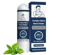Nose Inhaler Stick - Portable Refreshing Breather for Men | Natural Nasal Inhaler for Morning Energy Driving Office Workout Travel, Helps Relieve Fatigue Clear Airway, Boost Focus for Adults Husbands