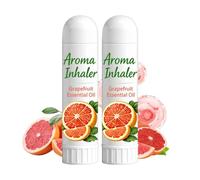 Nose Inhaler Stick - Portable Refreshing Stick, 2 Pieces Daily Relaxation Nasal Inhaler for Breathability, Personal Aid Kit, Double Chamber with Compact Tube, Aromatherapy Relief Tool for Refreshing