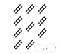 Nose Pads For Glasses Anti Slip - 40 Pairs Self-Adhesive Eyeglass Nose Grips | Soft Foam Sunglasses Nosepads Cushion Reading, Travel, Sports, Working & Makeup (Black & Skin Color)