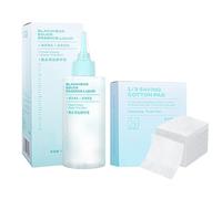 Nose Skin Cleansing Liquid - Nose Skin Dirt Extractor Liquid | Pore Cleanser | Fast-absorbing Non-greasy Texture,150ml Facial Care Refreshing Smooth Solution With 50 Cotton Pads For Salon Hotel Dorm