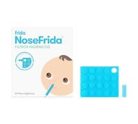 Nosefrida filtros de repuesto de aspirador nasal, paquete de 20 unidades | Los filtros de higiene desechables ayudan a mantener tu aspirador nasal NoseFrida limpio para cada uso y reemplazo.
