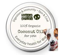 Noseprint Aceite de coco 100 % orgánico para perros, refuerzo de la inmunidad, alivio de la picazón en la piel, apoyo digestivo y bálsamo para patas