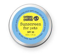 Noseprint Bálsamo de protección solar SPF 30 para mascotas, 30 ml en lata, protector solar hidratante para perros y gatos, fórmula no tóxica, bálsamo para nariz de perro, bálsamo para patas de perro,