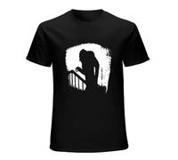 Nosferatu Horror Cult B-Movie Vampire Shadow Mens T-Shirt Black Graphic Unisex tee Shirt XXL