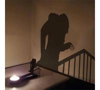 Nosferatu - Portavelas de sombra de vela Nosferatu, portavela de terror de Halloween, decoración de metal, lanzador de sombra de té, portavelas