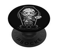 Nosferatu Vintage De dibujos animados Lindo Espeluznante Clásico Horror Vampiro PopSockets PopGrip Intercambiable