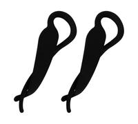 NoSlip Twist - Horquilla para mujer, sujeción sin dolor, ligera, herramienta de peinado de agarre seguro, 2 piezas